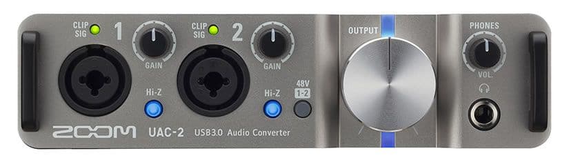 zoom uac 2 scheda audio fronte