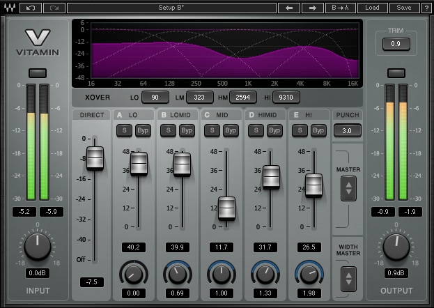 Vitamin Sonic Enhancer prodotto da Waves Audio