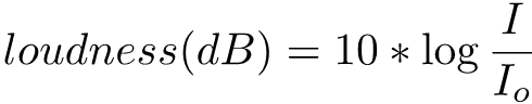 loudness formula 1